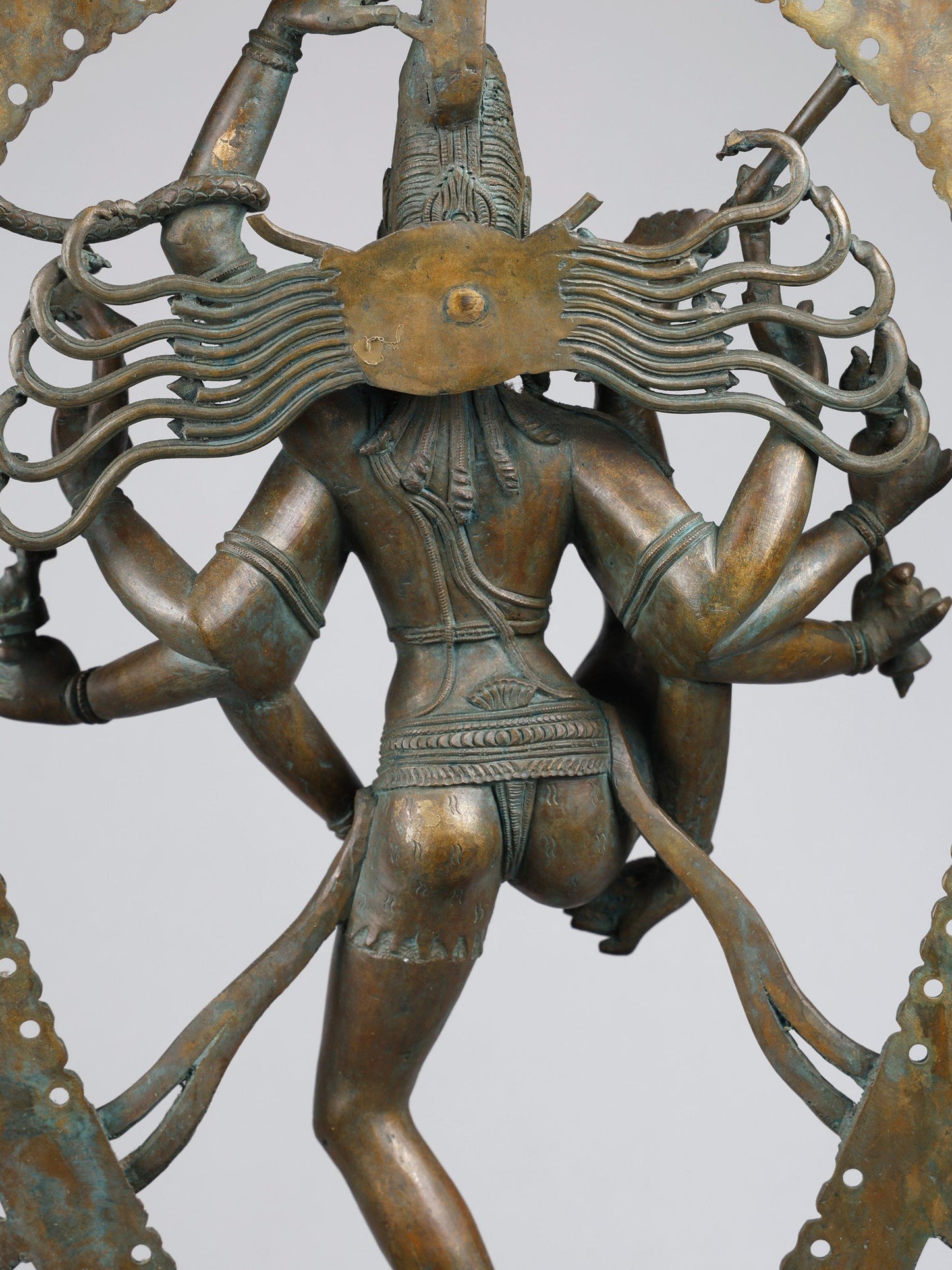 31" Large Shiva Tandava (Nataraja) Sculpture | Panchaloha Bronze Statue | Decorative Bronze Idol | Bronze Statue For Temple