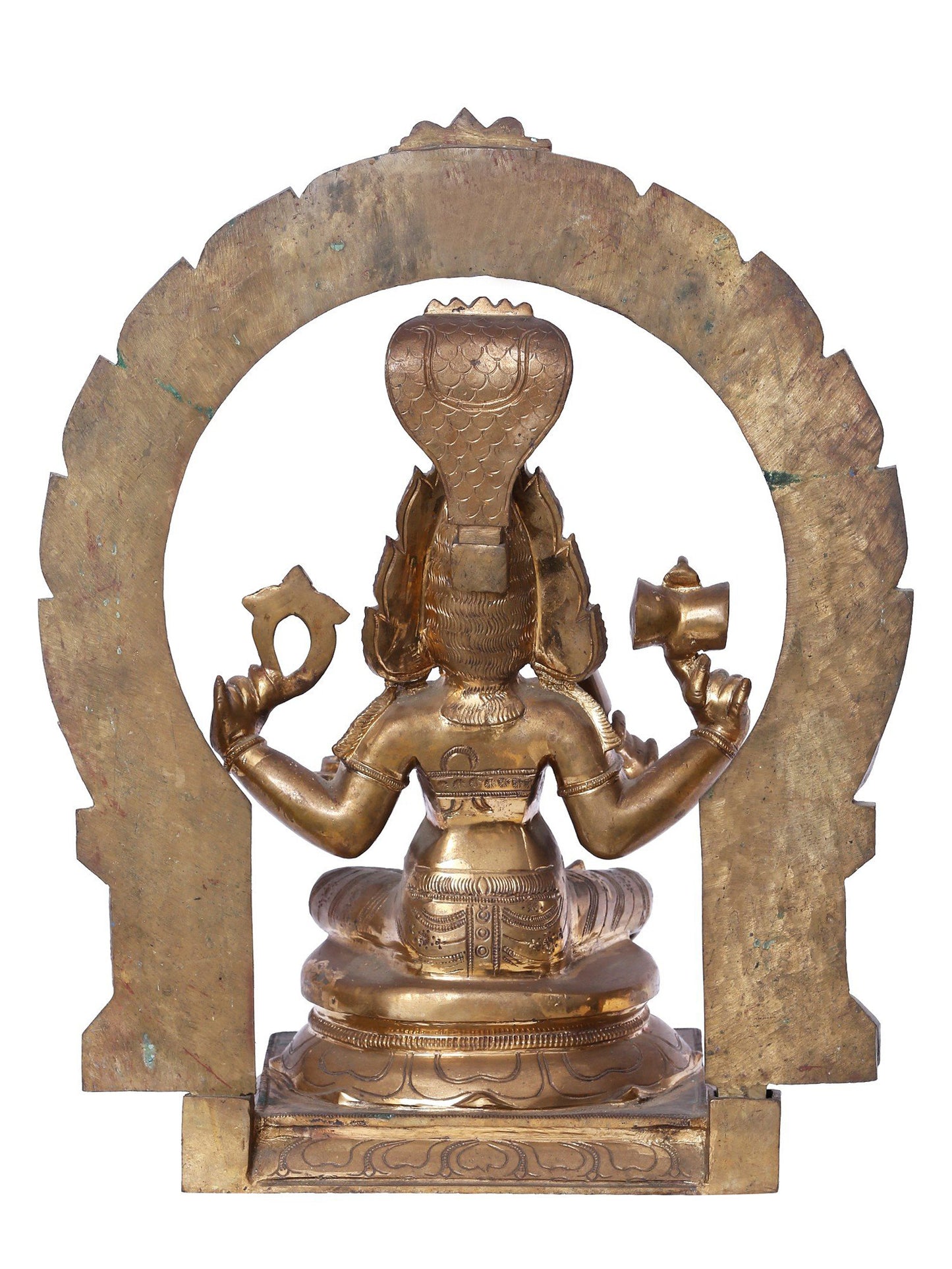 20'' Goddess Mariamman (South Indian Durga) Statue | Panchaloha Bronze Statue | Decorative Bronze Idol | Bronze Statue For Temple