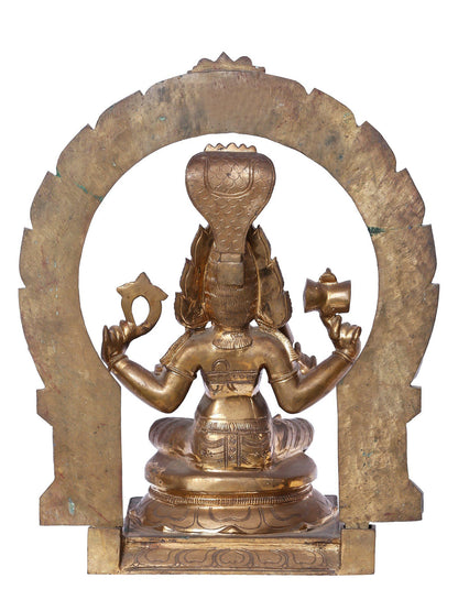 20'' Goddess Mariamman (South Indian Durga) Statue | Panchaloha Bronze Statue | Decorative Bronze Idol | Bronze Statue For Temple