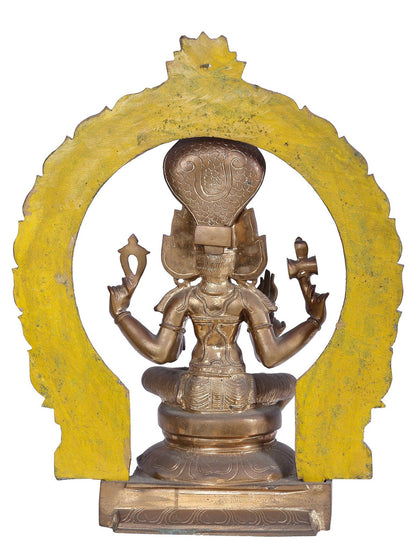 21'' Chaturbhuja Devi Mariamman Panchaloha Bronze Statue | South Indian Goddess Durga | Staue For Temple