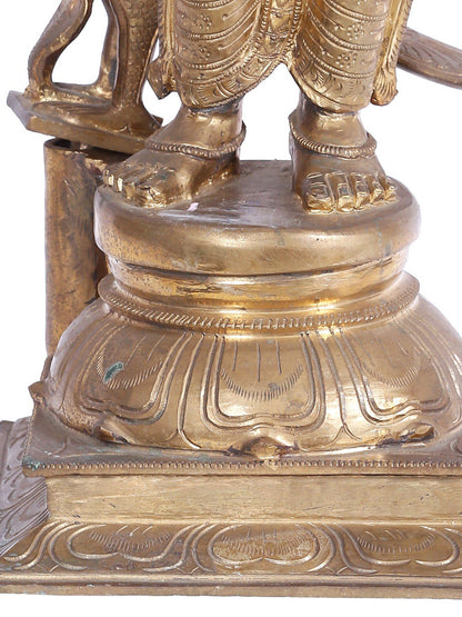 27'' Bala Murugan (Kartikeya) In Standing Mudra | Panchaloha Bronze Statue From Swamimalai