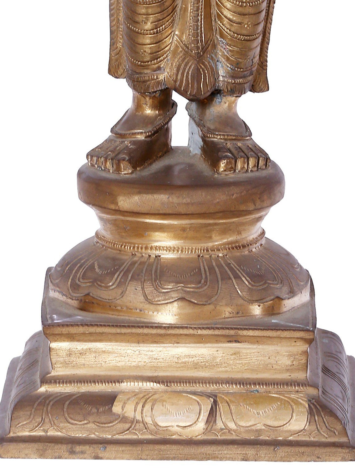 24'' Goddess Parvati  As Devi Uma | Panchaloha Bronze Statue From Swamimalai