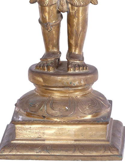 25'' Blessing Lord Shiva As Pashupatinath Panchaloha Bronze Statue | Statue From Swamimalai