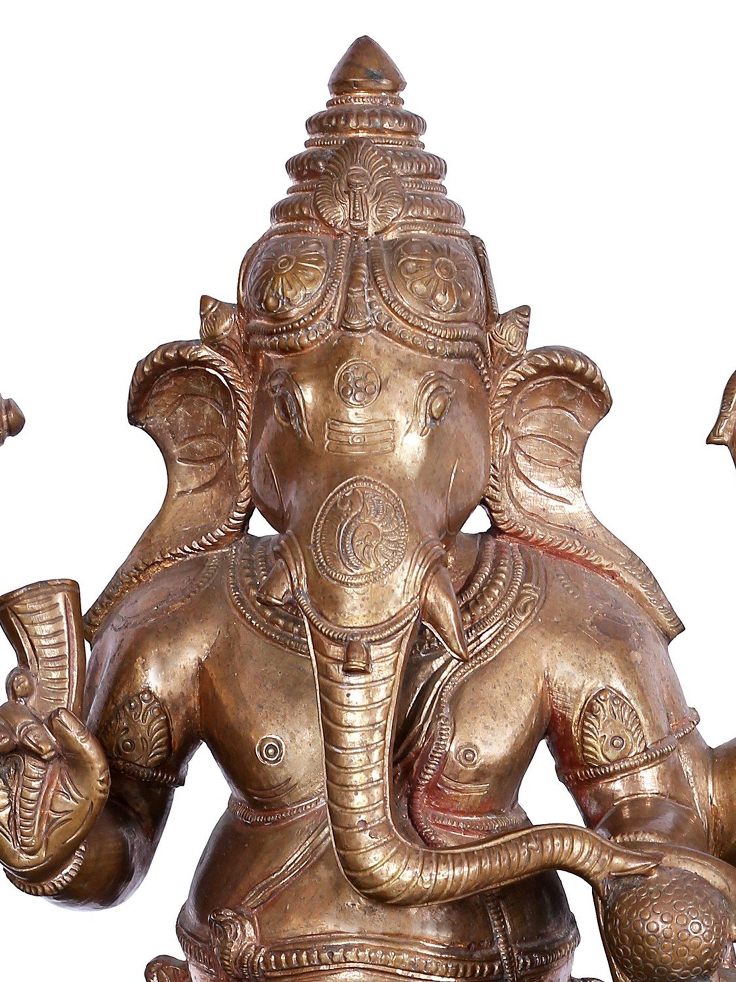 19'' Standing Lord Ganesha | Panchaloha Bronze Statue From Swamimalai | Ganesha Statue For Temple