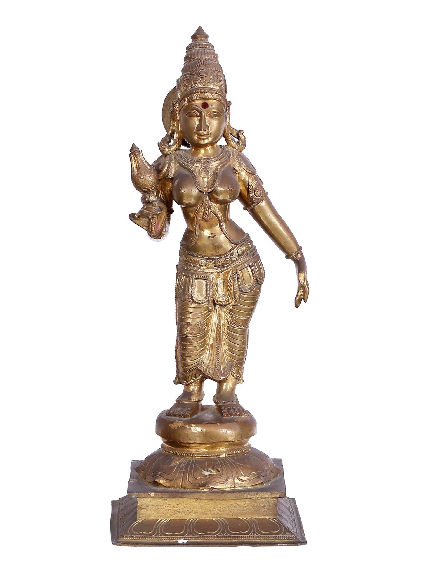 22" Trio Of Lord Murugan (Karttikeya) Bronze Statue With Devasena And Valli | Bronze Statue For Temple.