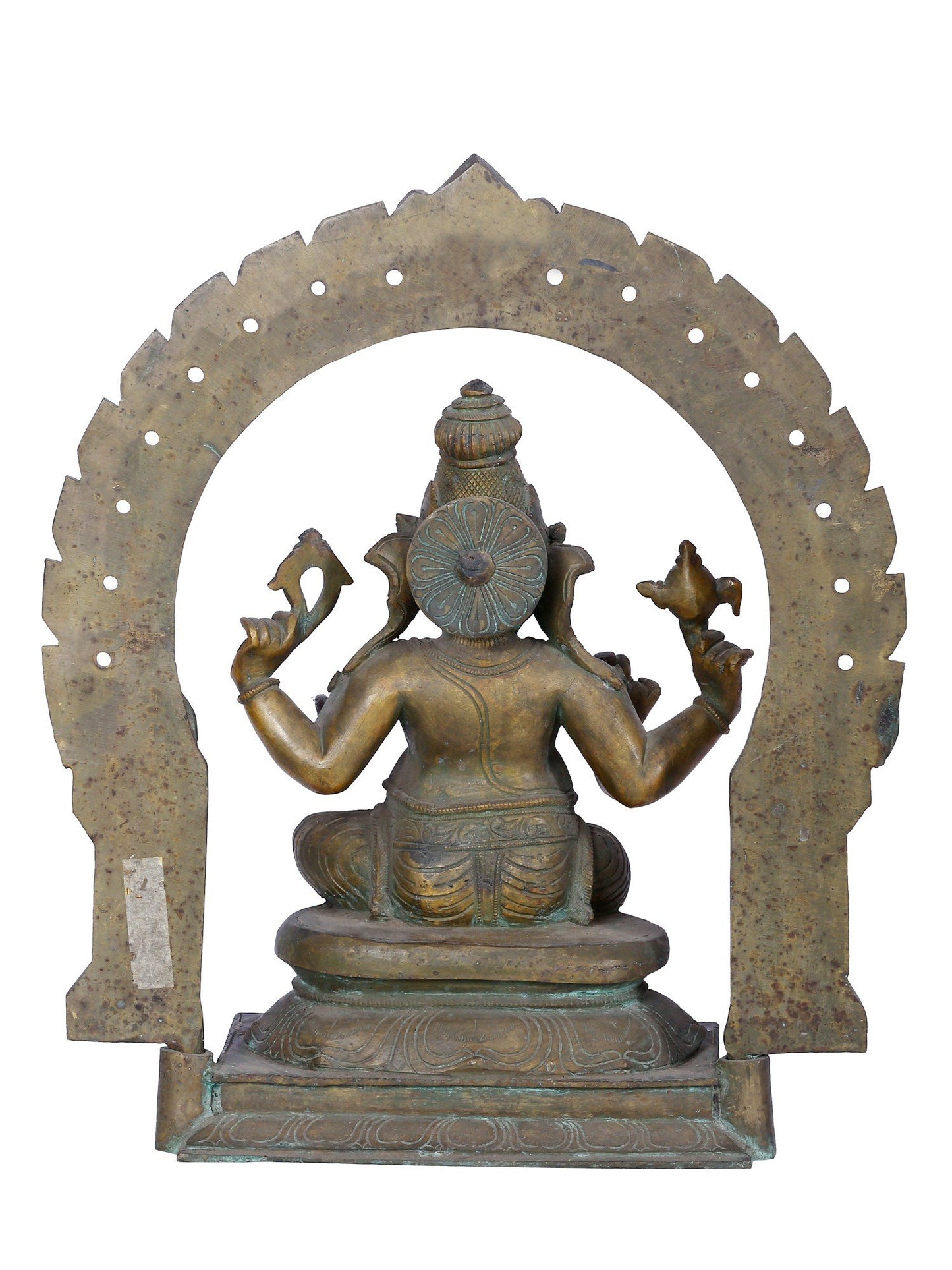 18" Sitting Lord Ganesha Bronze Statue | Panchaloha Bronze Idol From Swamimalai | Statue For Temple