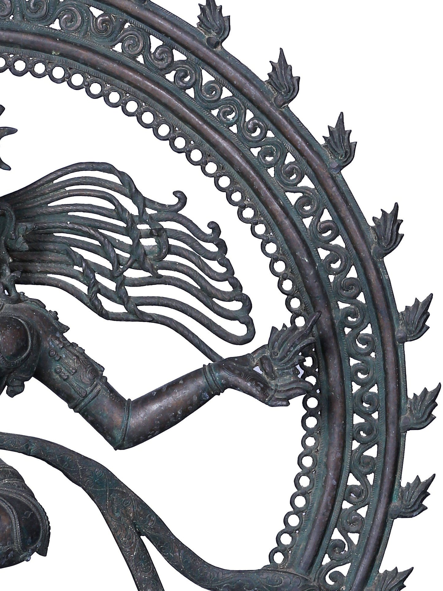 37" Nataraja (Dancing Lord Shiva) Sculpture | Panchaloha Bronze Statue From Swamimalai