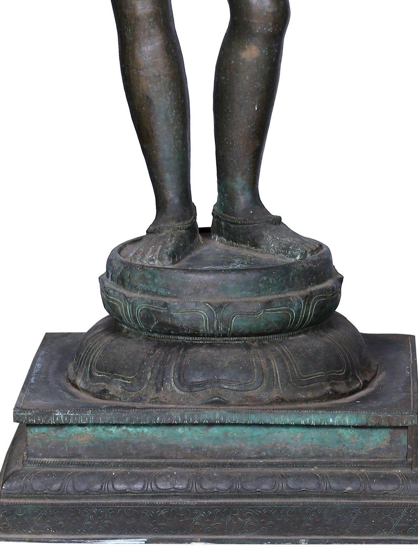 51'' Standing Lord Pashupatinath (Shiva) | Panchaloha Bronze Statue From Swamimalai