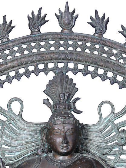 40" Large Lord Nataraja Statue | Panchaloha Bronze Statue From Swamimalai | Statue For Temple