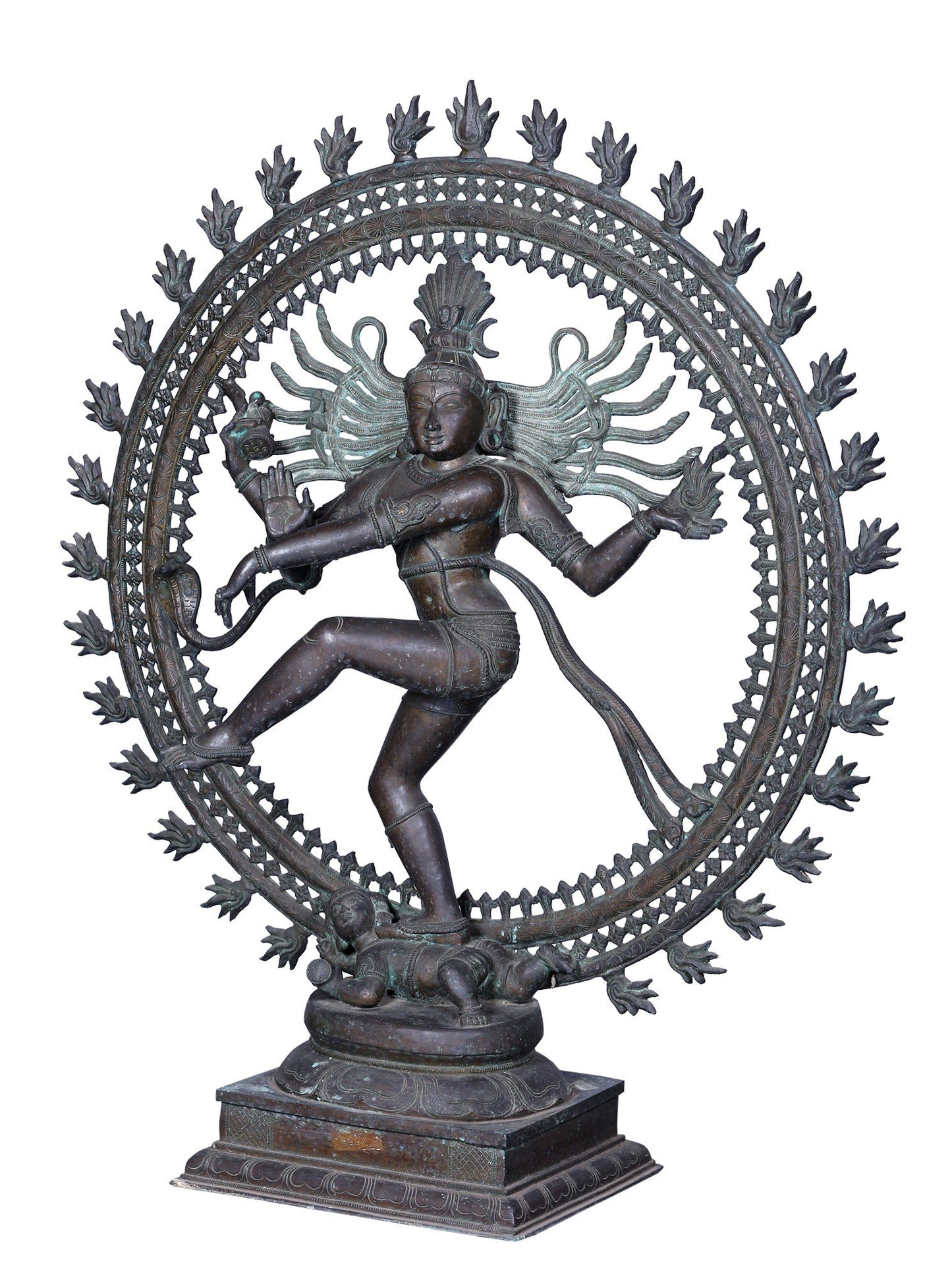 40" Large Lord Nataraja Statue | Panchaloha Bronze Statue From Swamimalai | Statue For Temple