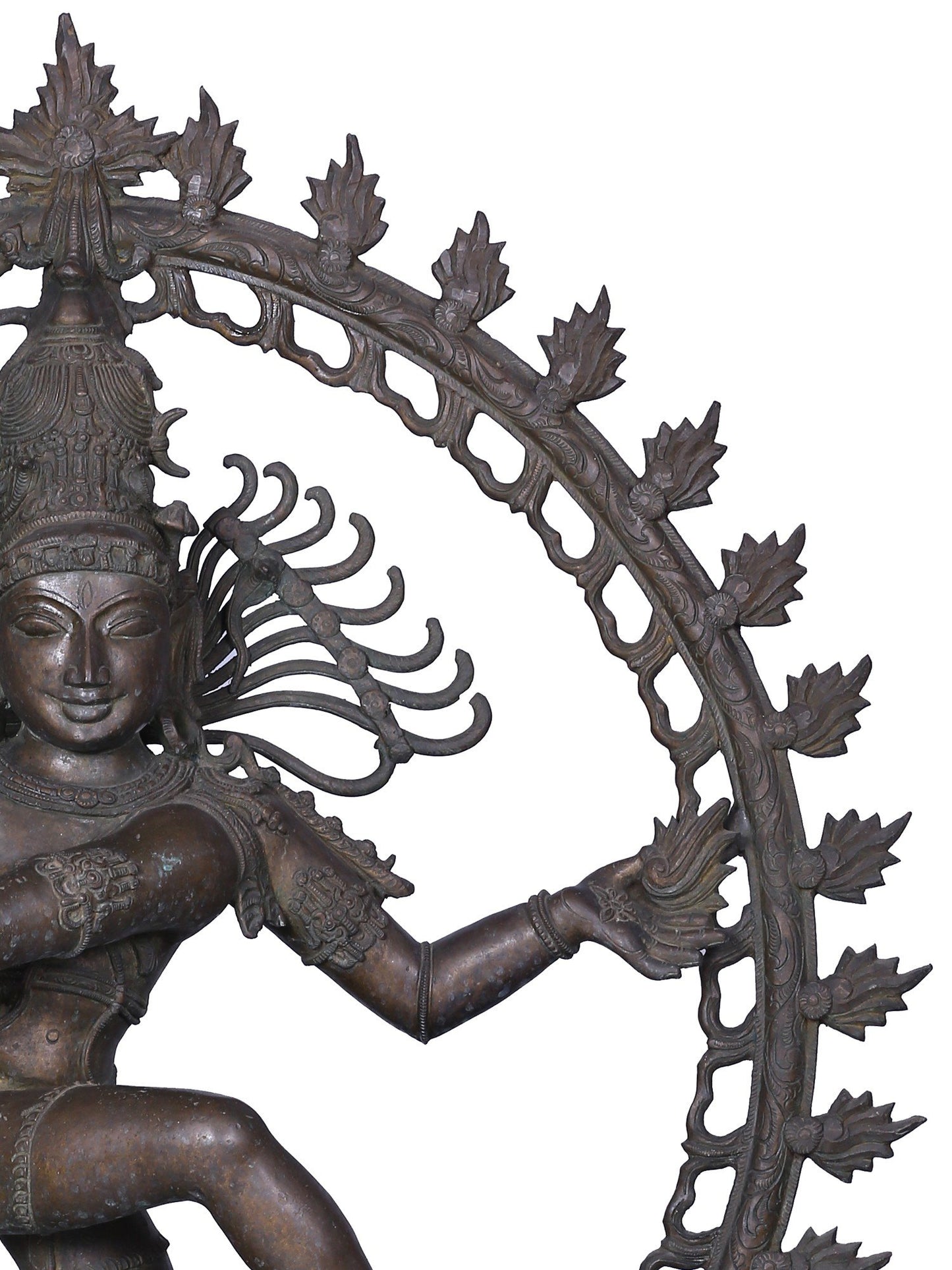 42" Large Dancing Lord Shiva (Nataraja) Statue | Panchaloha Bronze Statue From Swamimalai