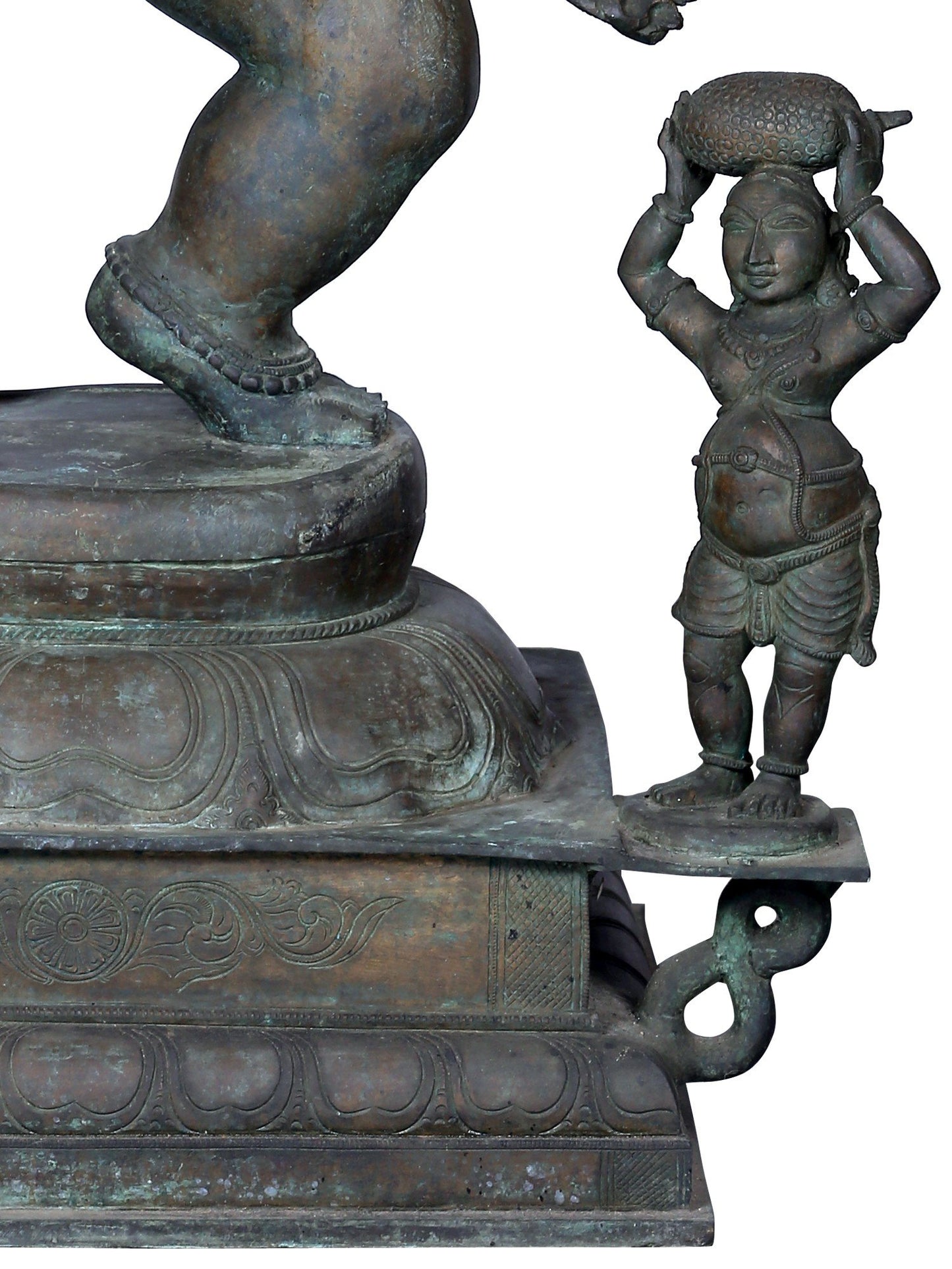 36" Large Dancing Ganesha In Panchaloha Bronze | Idol From Swamimalai | Bronze Statue.