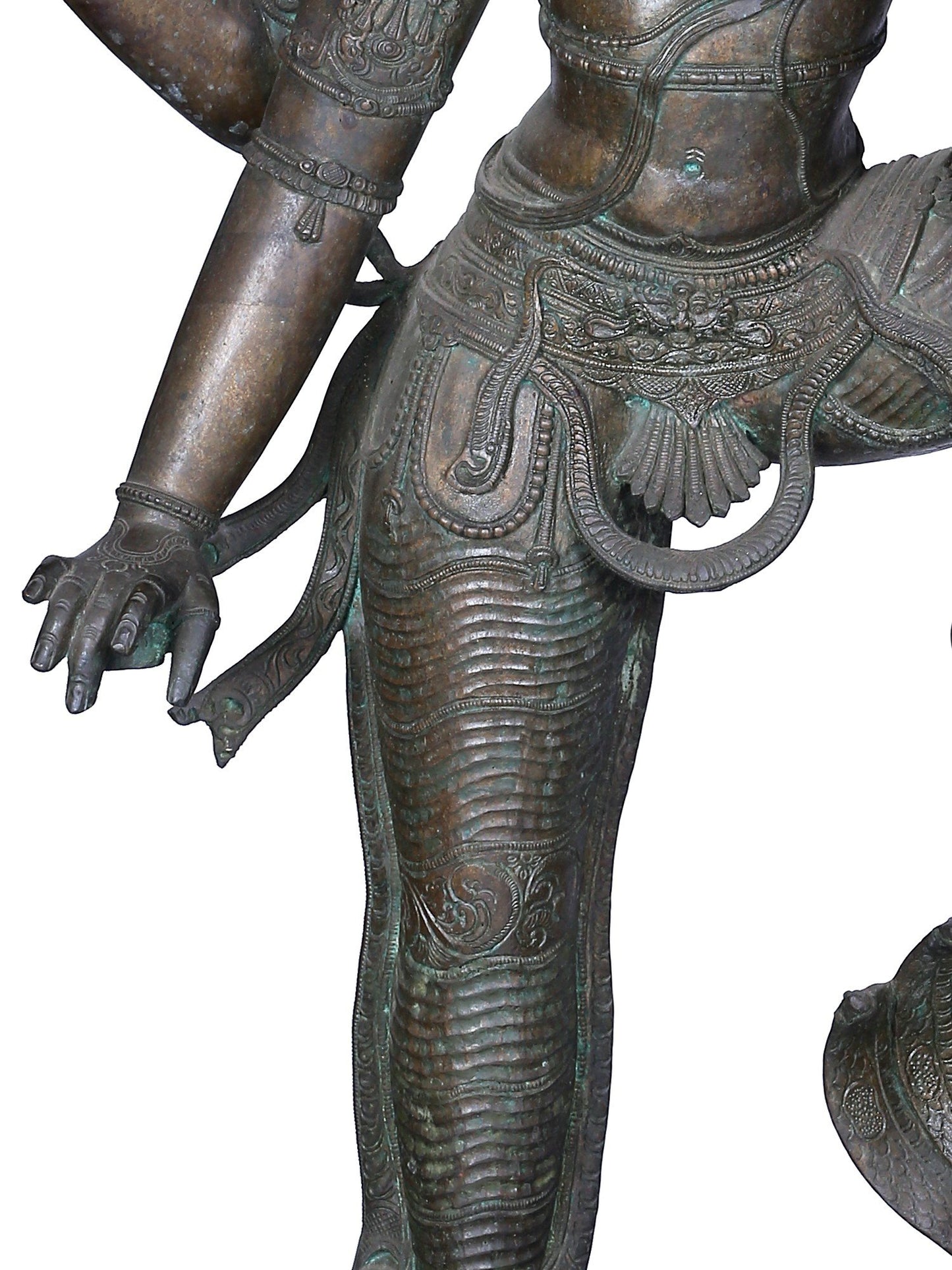 40" Large Varaha Avatara Of Lord Vishnu With Devi Lakshmi | Panchaloha Bronze Statue From Swamimalai