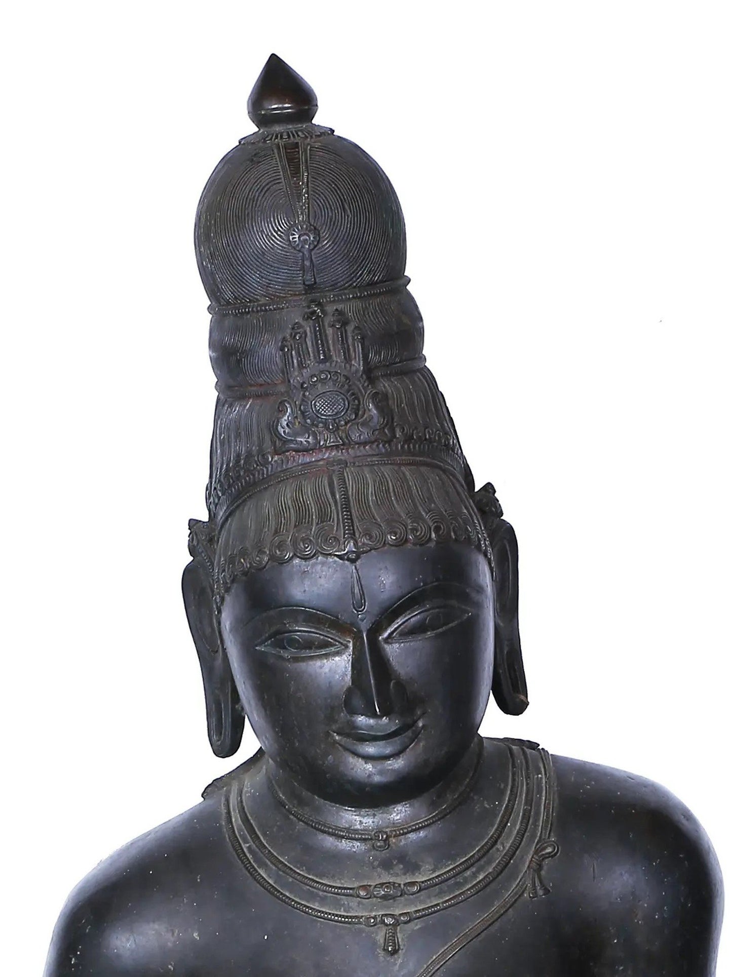 52'' Superfine Devi Uma (Bhoga Sakthi) | Decorative Bronze Idol | Bronze Statue For Temple