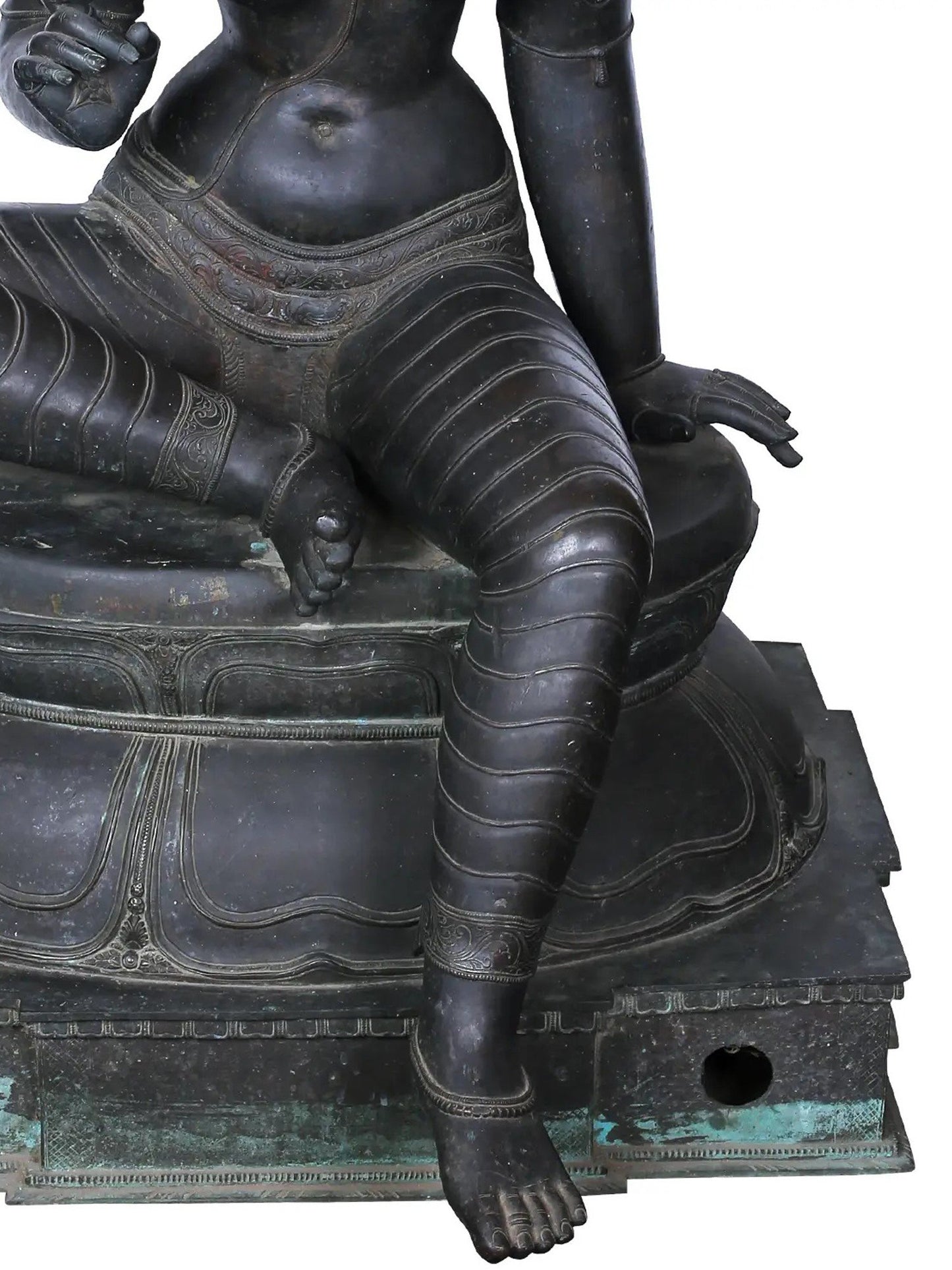 52'' Superfine Devi Uma (Bhoga Sakthi) | Decorative Bronze Idol | Bronze Statue For Temple