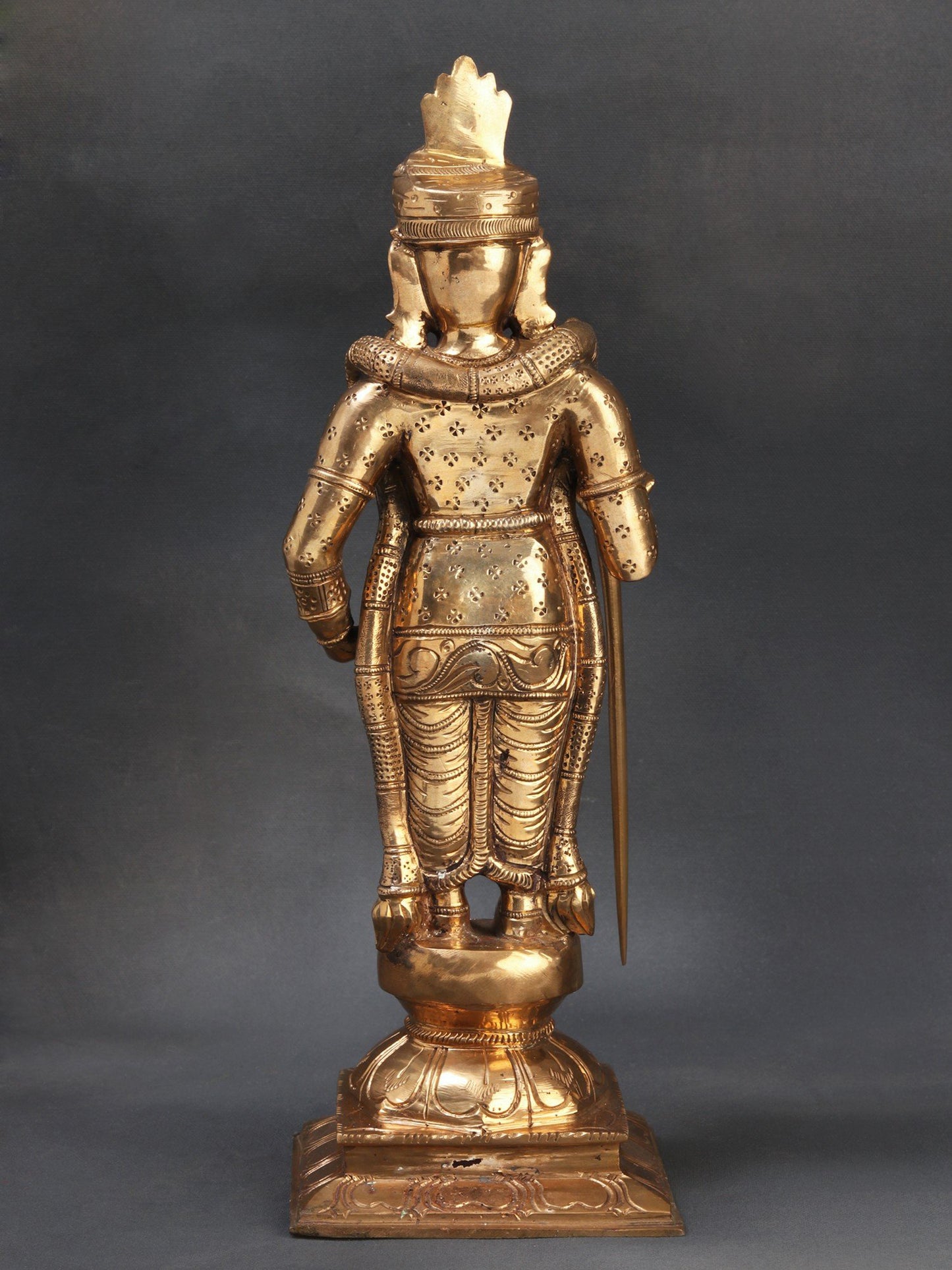 13” Kumara Karttikeya Bronze Statue | Decorative Bronze Idol | Bronze Statue For Temple