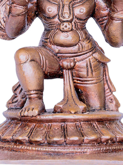 5" Small Bronze Lord Vishnu With Devi Lakshmi On Garuda | Bronze Statue