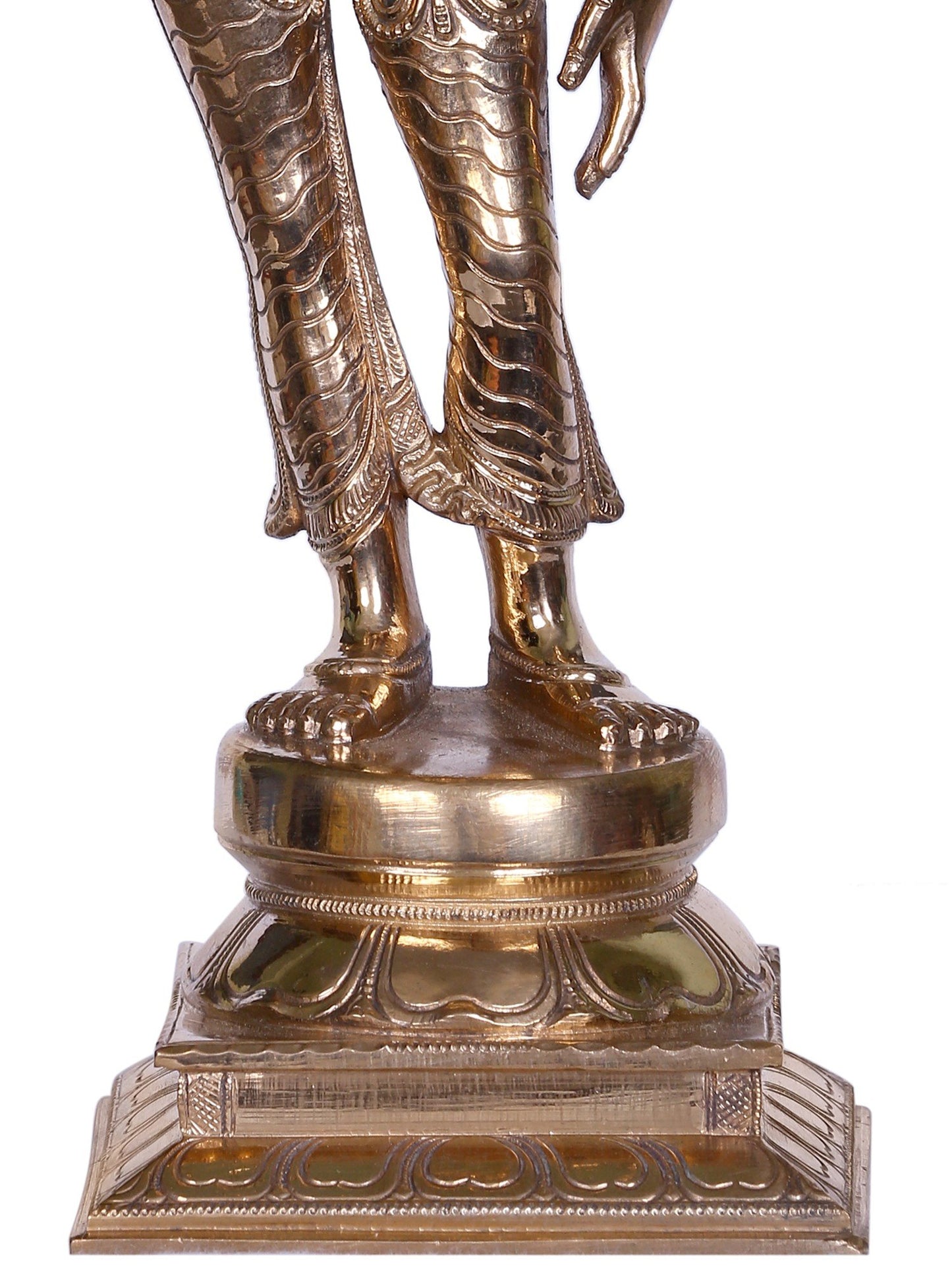 11" Bronze Standing Devi Parvati (Goddess Uma) | Handmade Idol | Goddess Statue