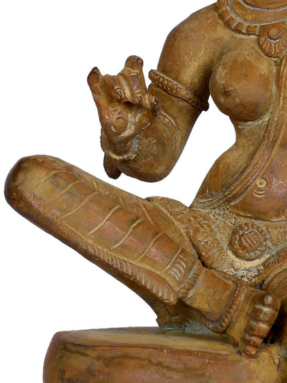 6" Devi Uma Bronze Sculpture (Bhoga Shakti) | Handmade Idol | Bronze Statue