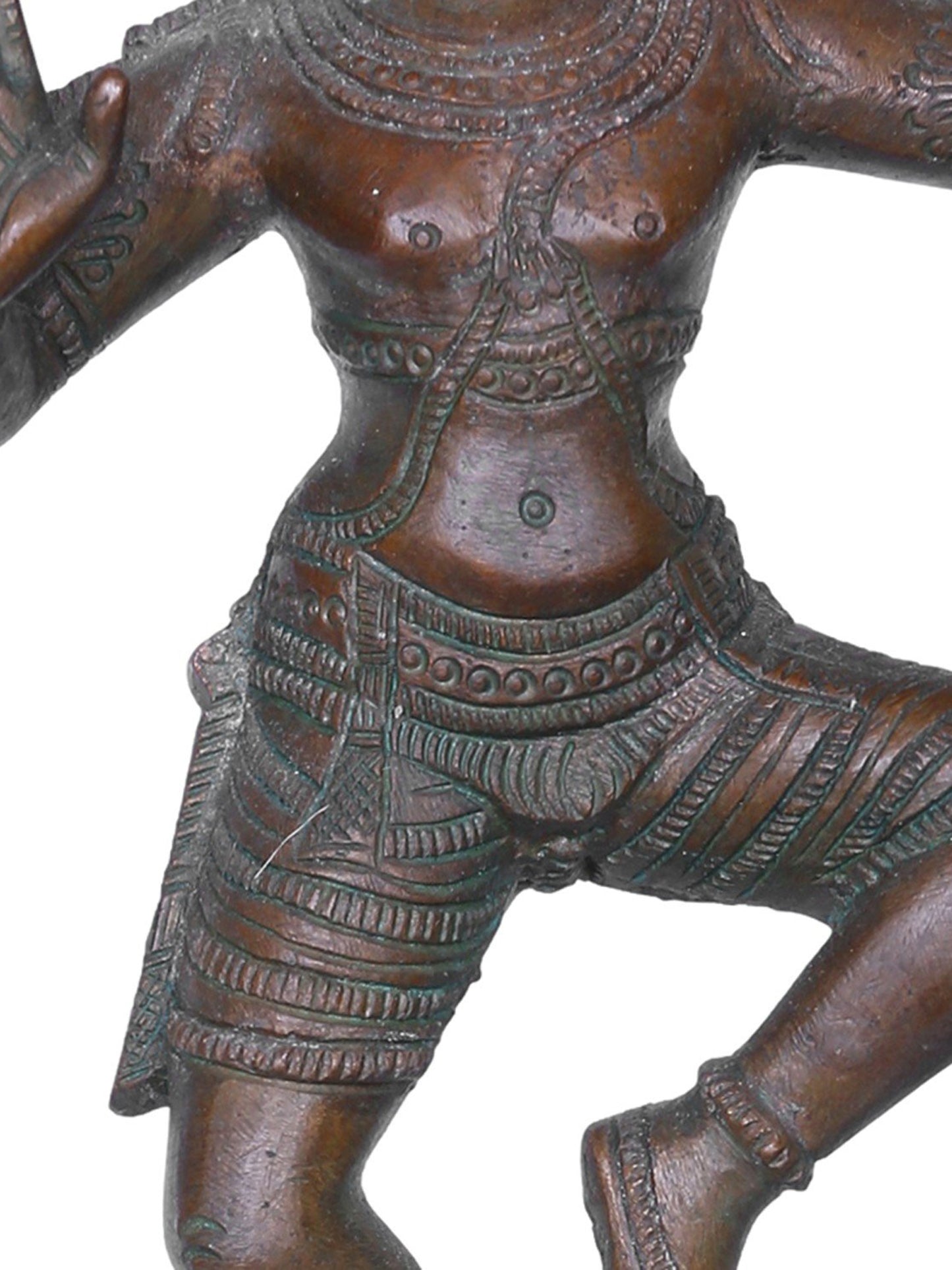 10'' Hindu Lord Kaliya Krishna Bronze Statue | Handmade Lord Krishna Idol | Bronze Figurine