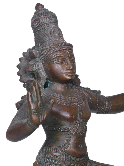 10'' Hindu Lord Kaliya Krishna Bronze Statue | Handmade Lord Krishna Idol | Bronze Figurine