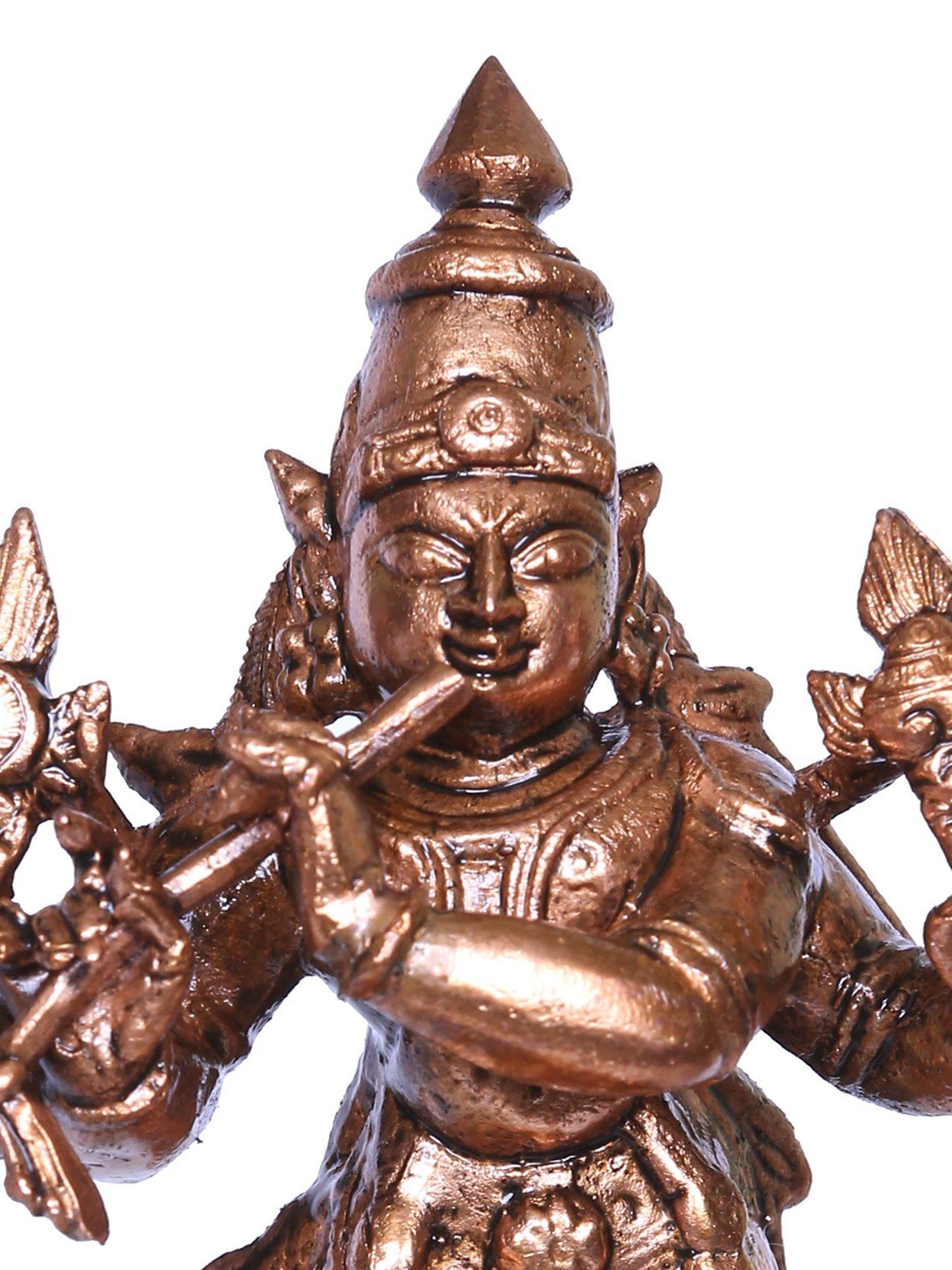 4'' Venugopal Krishna Bronze Statue | Handmade Idol | Bronze Krishna Idol