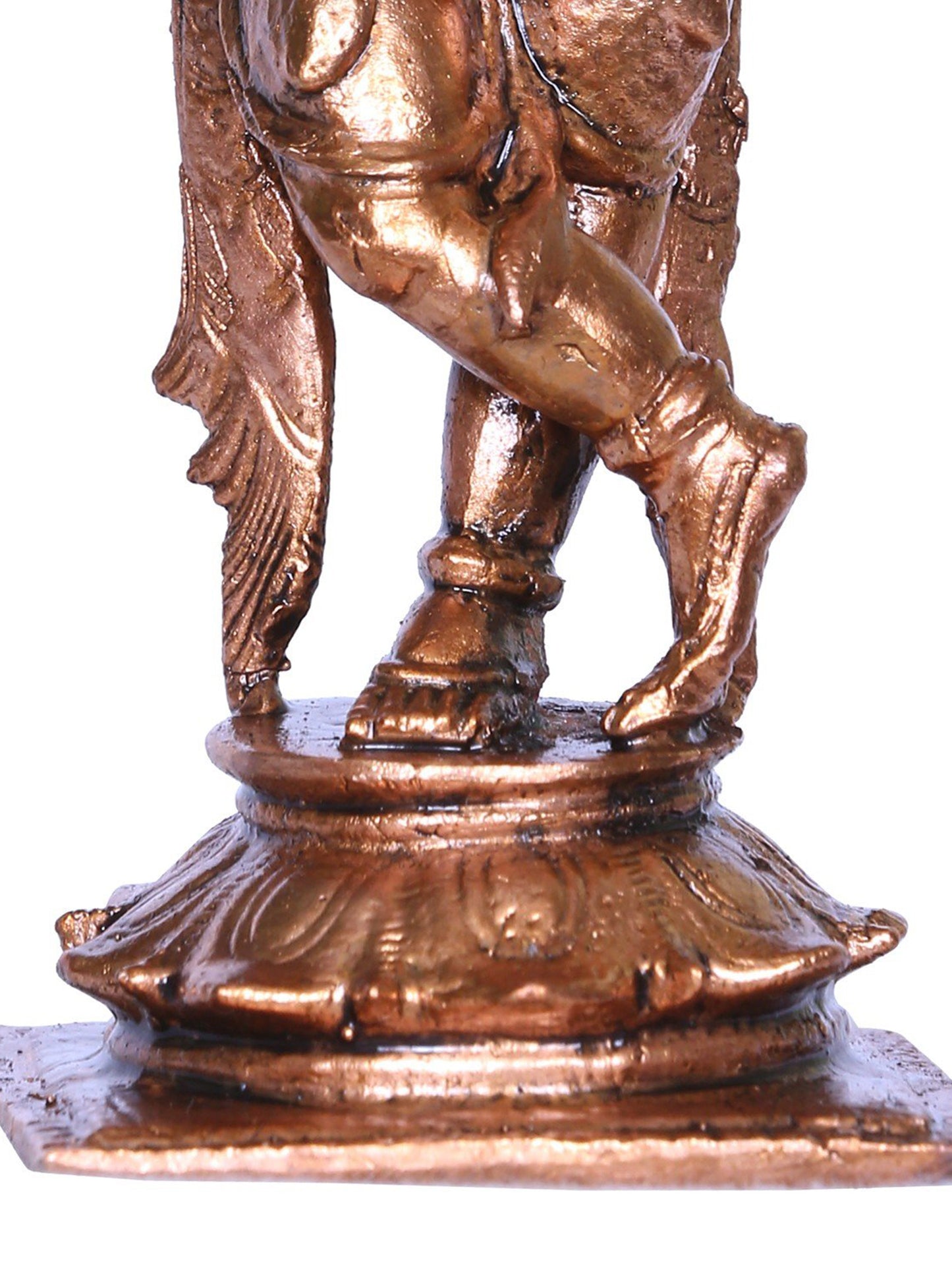 4'' Venugopal Krishna Bronze Statue | Handmade Idol | Bronze Krishna Idol