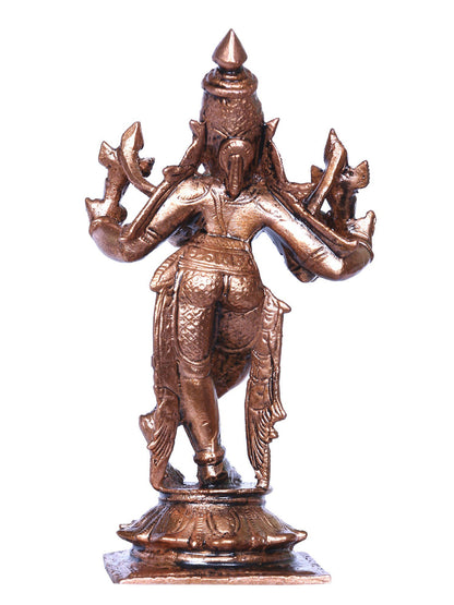 4'' Venugopal Krishna Bronze Statue | Handmade Idol | Bronze Krishna Idol