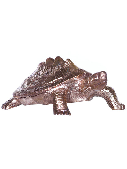 3'' Small Tortoise Bronze Statue | Decorative Tortoise | Handmade | Ritual Tortoise Statue