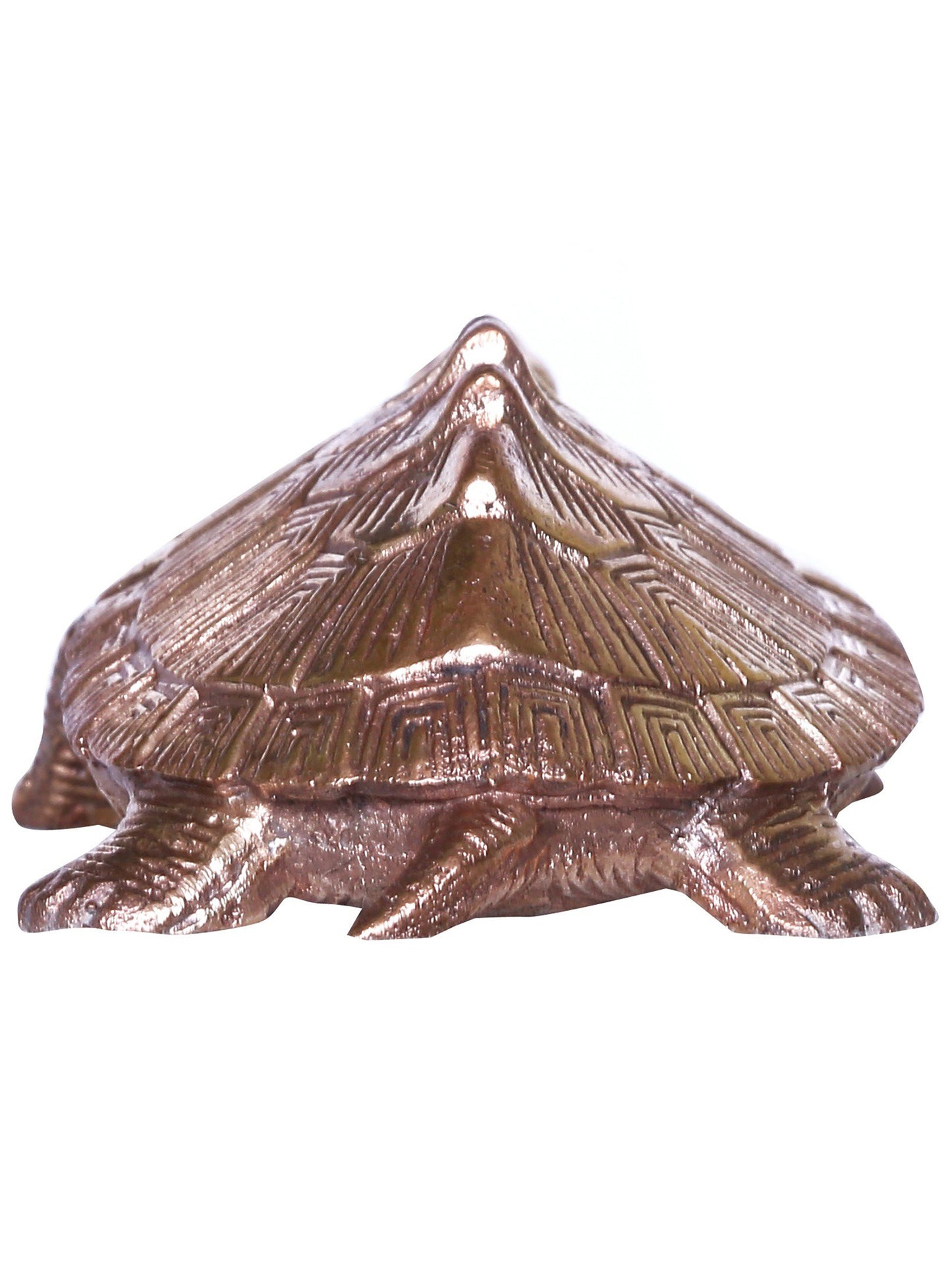 3'' Small Tortoise Bronze Statue | Decorative Tortoise | Handmade | Ritual Tortoise Statue