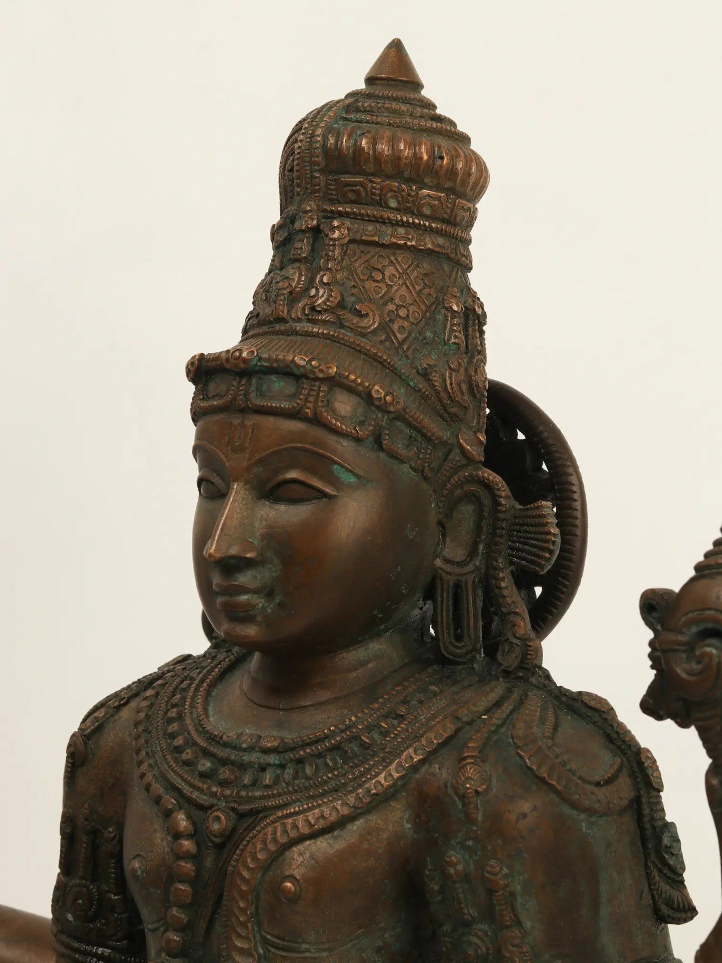 21" Bronze Hari-Hara Statue | The Deity Who Is Both Shiva And Vishnu | Handmade Bronze Idol