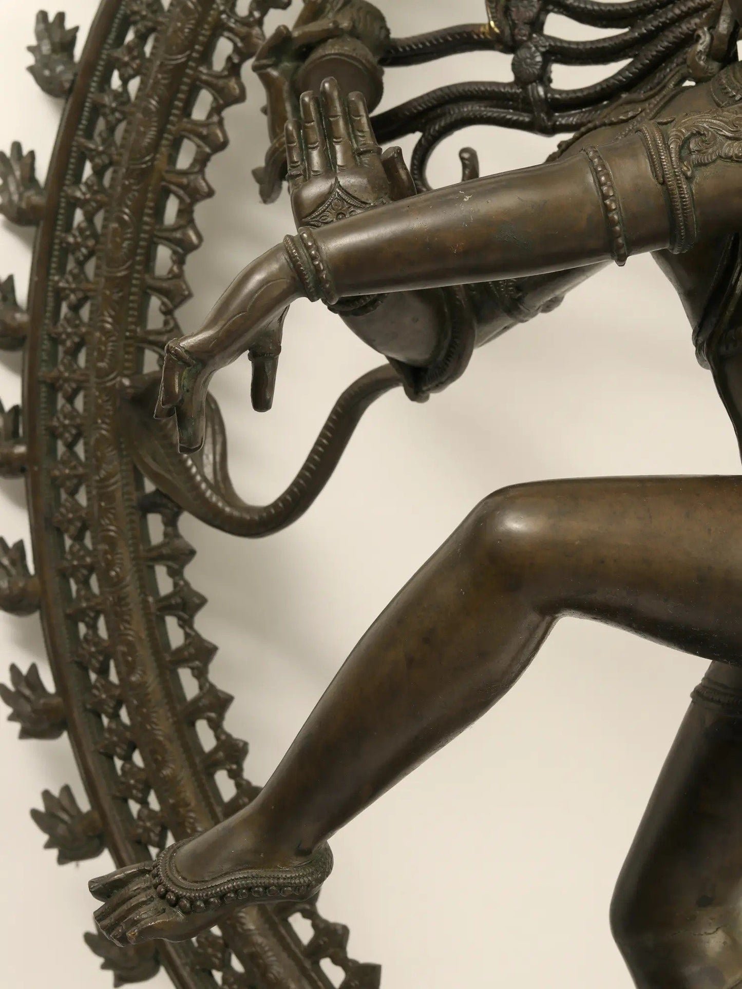 39" Large Nataraja (Dancing Shiva) Bronze Statue | Handmade Idol | Bronze Lord Shiva Statue