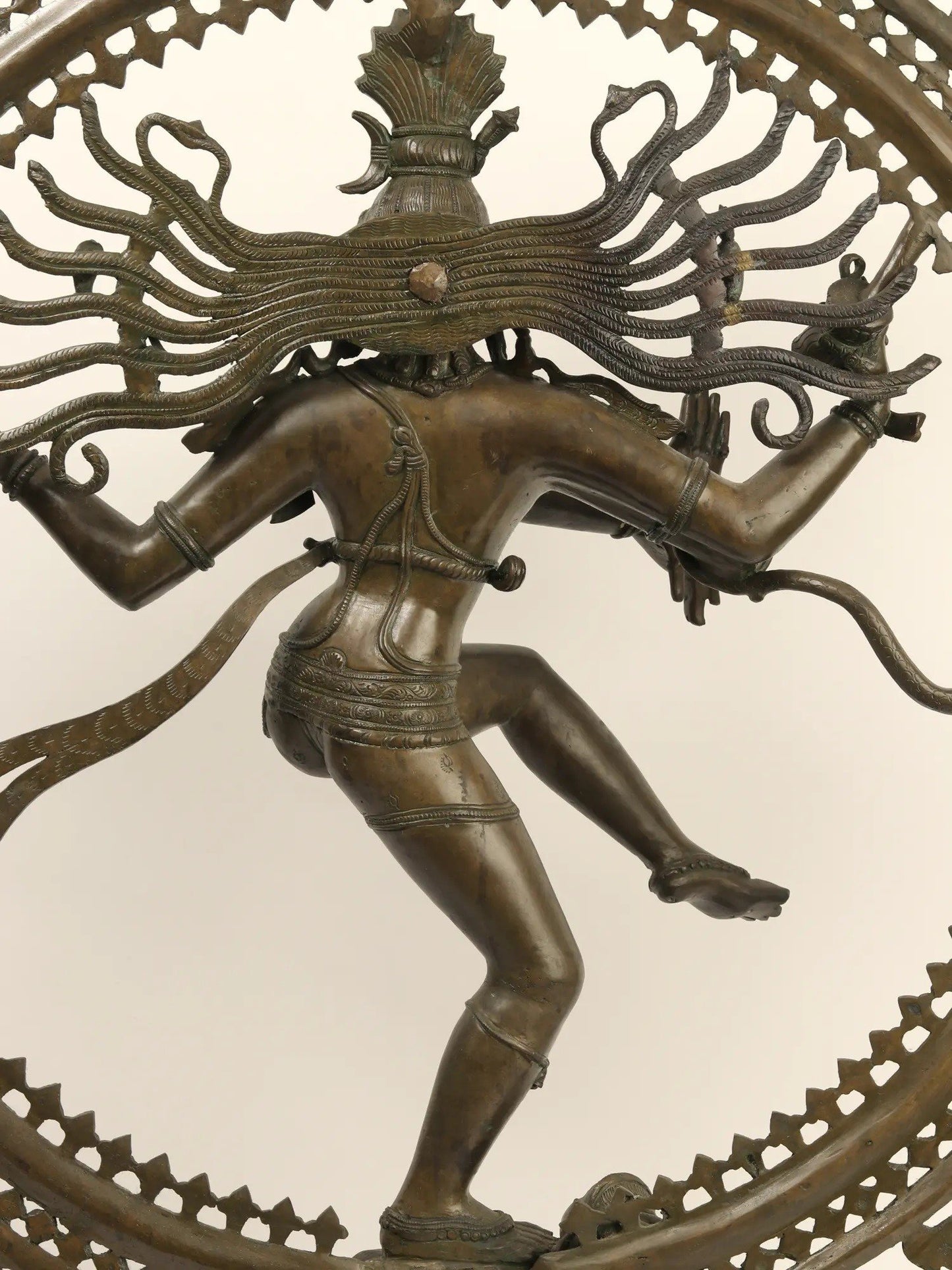 39" Large Nataraja (Dancing Shiva) Bronze Statue | Handmade Idol | Bronze Lord Shiva Statue