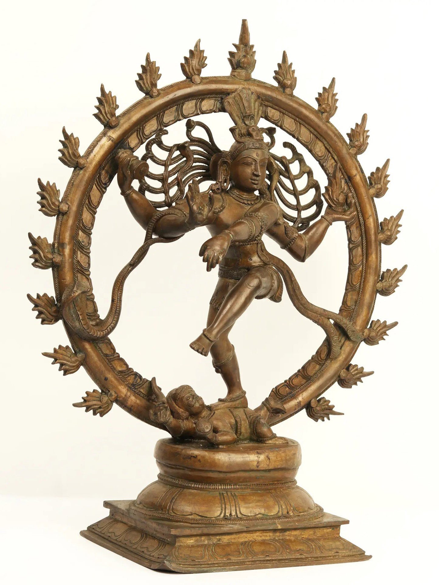 24" Nataraja (Dancing Shiva) Bronze Statue | Handmade Idol | Lord Shiva Statue