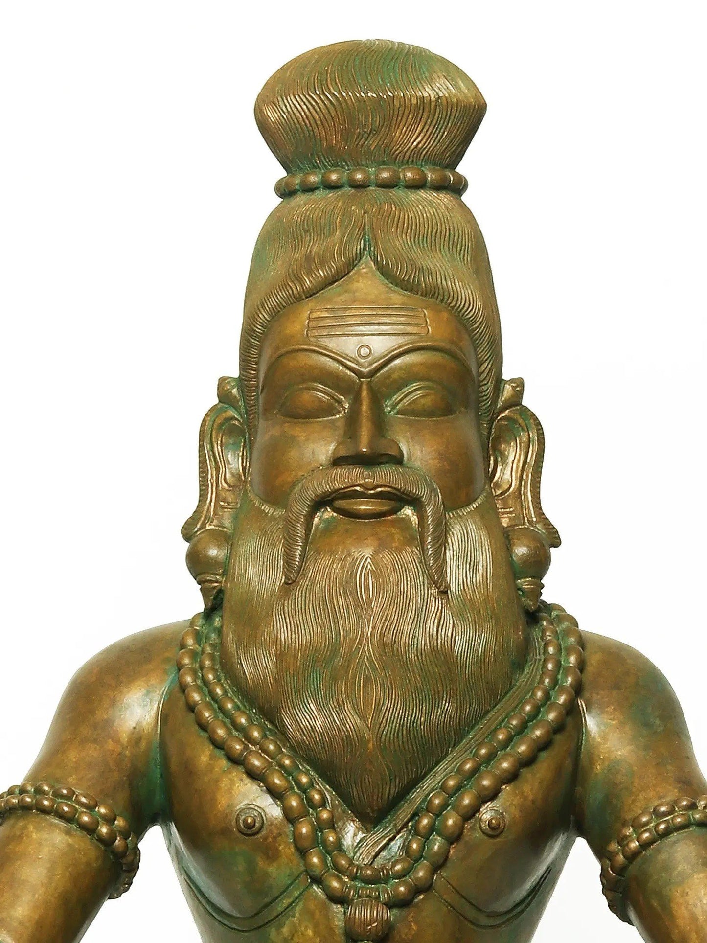 25" The Tamil Siddha Tirumular Bronze Statue | Handmade Statue | Bronze Figurine