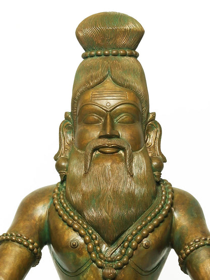 25" The Tamil Siddha Tirumular Bronze Statue | Handmade Statue | Bronze Figurine