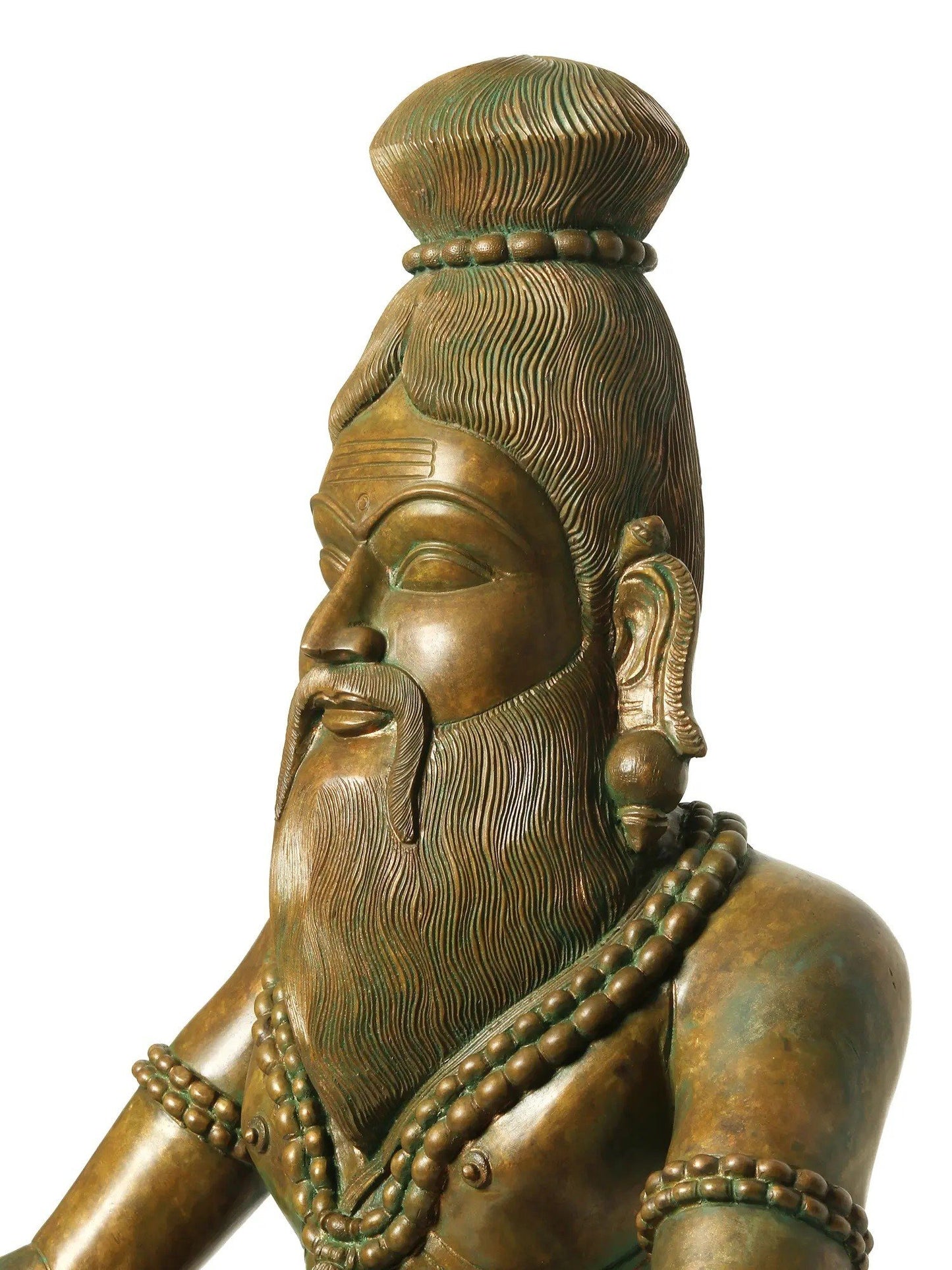 25" The Tamil Siddha Tirumular Bronze Statue | Handmade Statue | Bronze Figurine