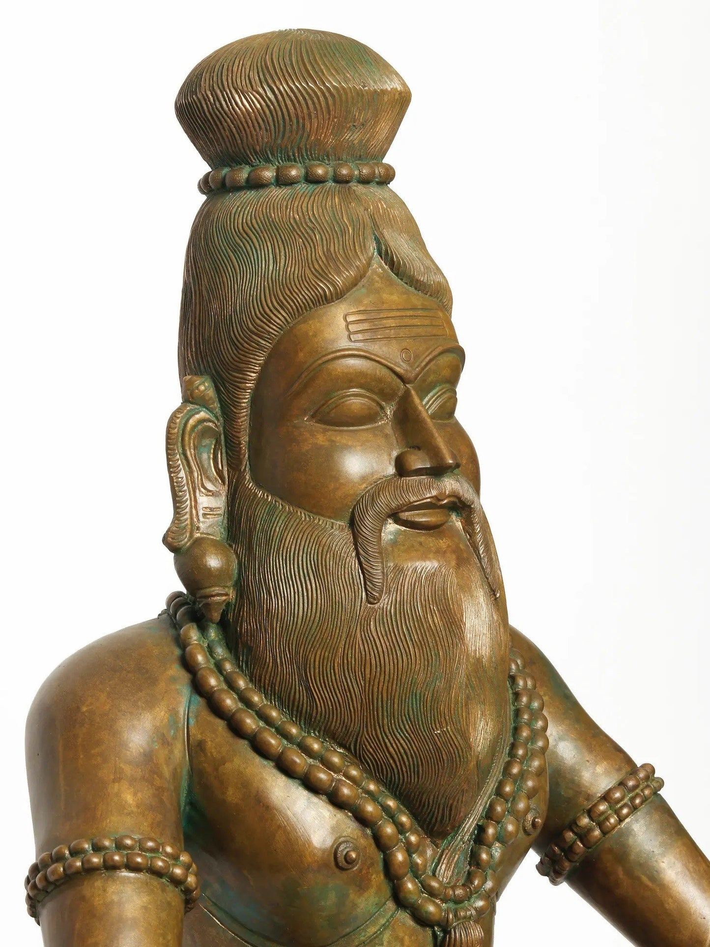 25" The Tamil Siddha Tirumular Bronze Statue | Handmade Statue | Bronze Figurine