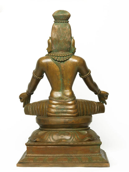 25" The Tamil Siddha Tirumular Bronze Statue | Handmade Statue | Bronze Figurine