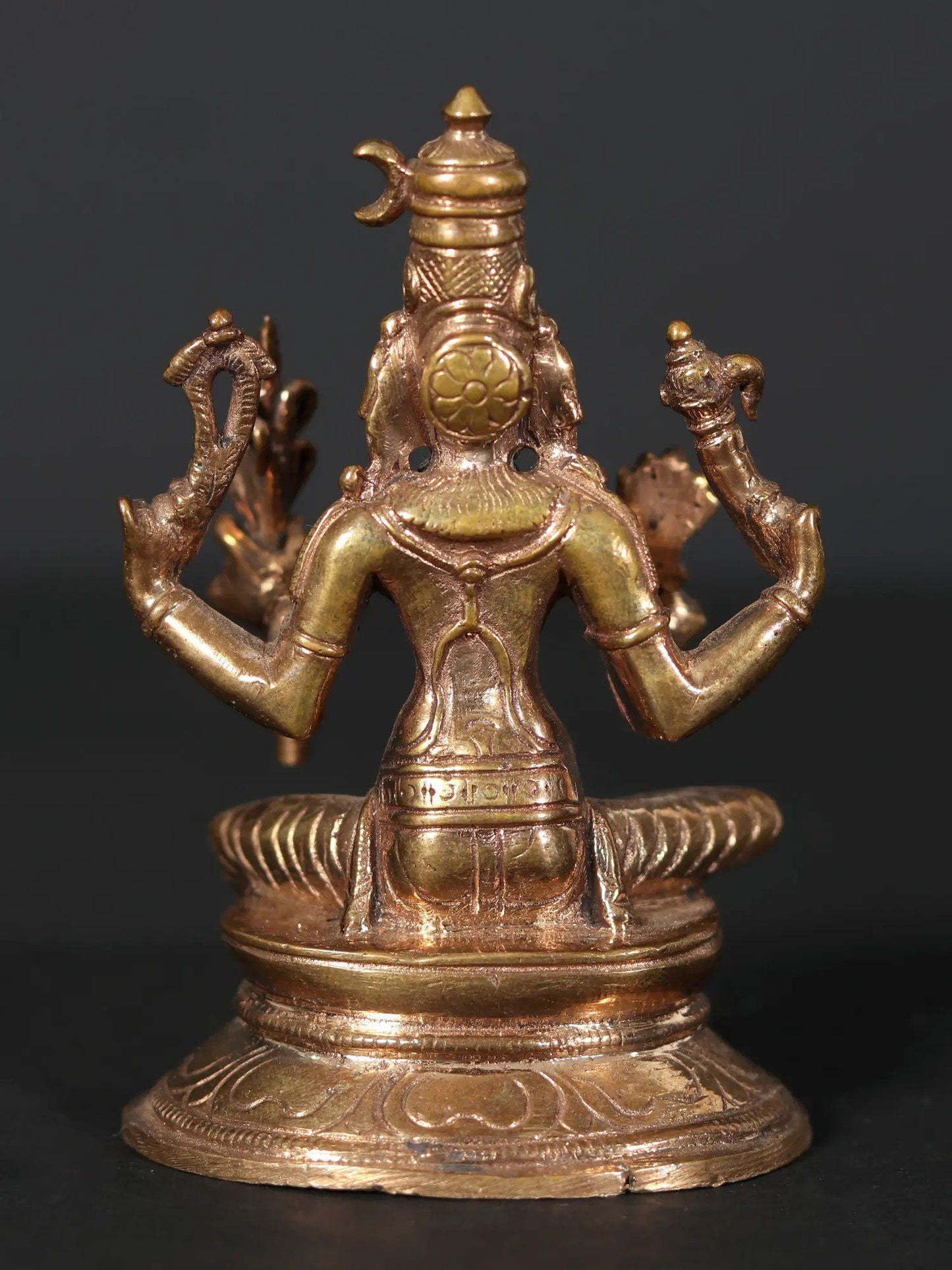 3" Small Goddess Rajarajeshwari Bronze Statue | Handmade Bronze Idol | Goddess Figurine