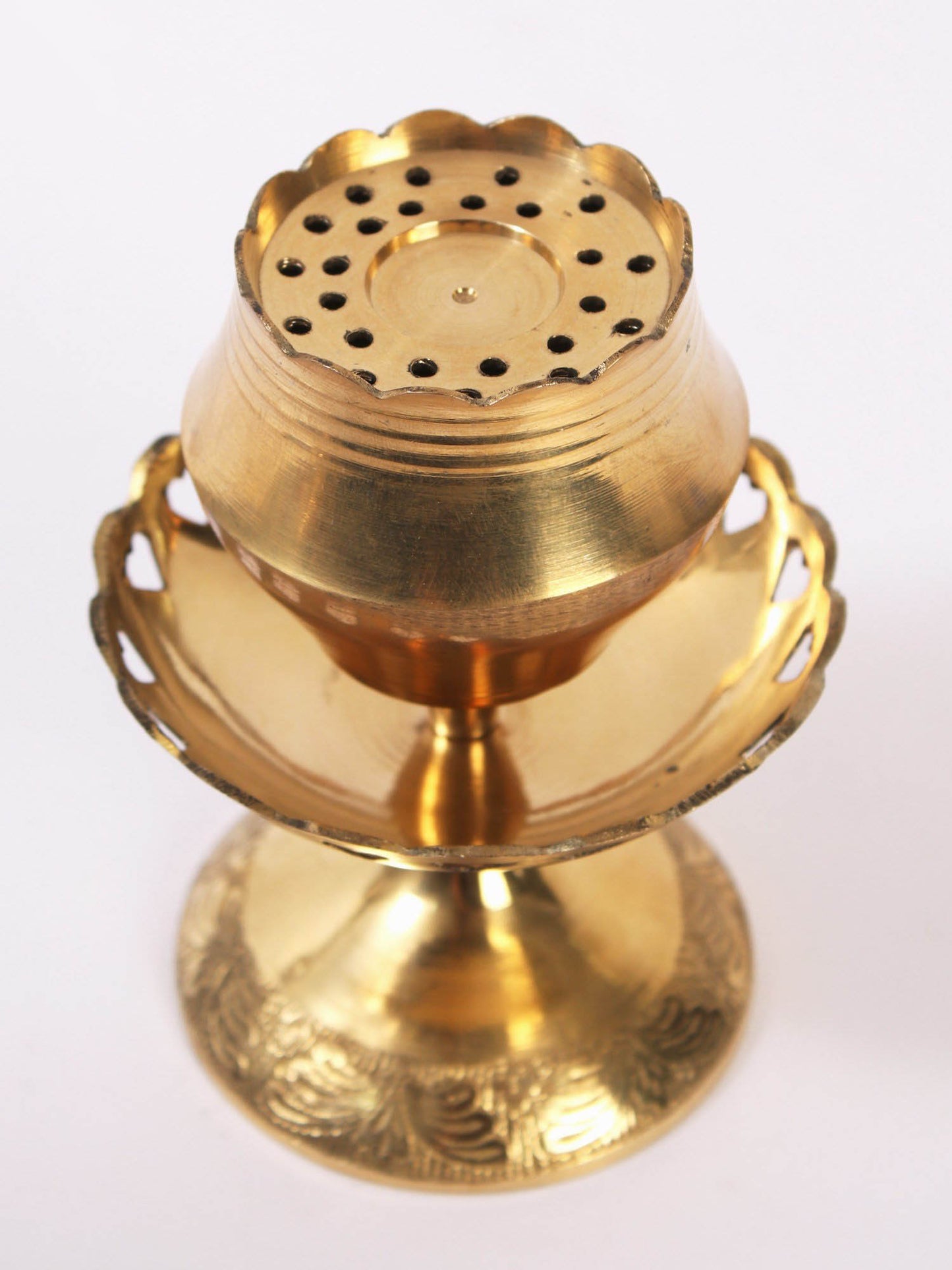 Brass Designer Agarbatti Stand | Handmade