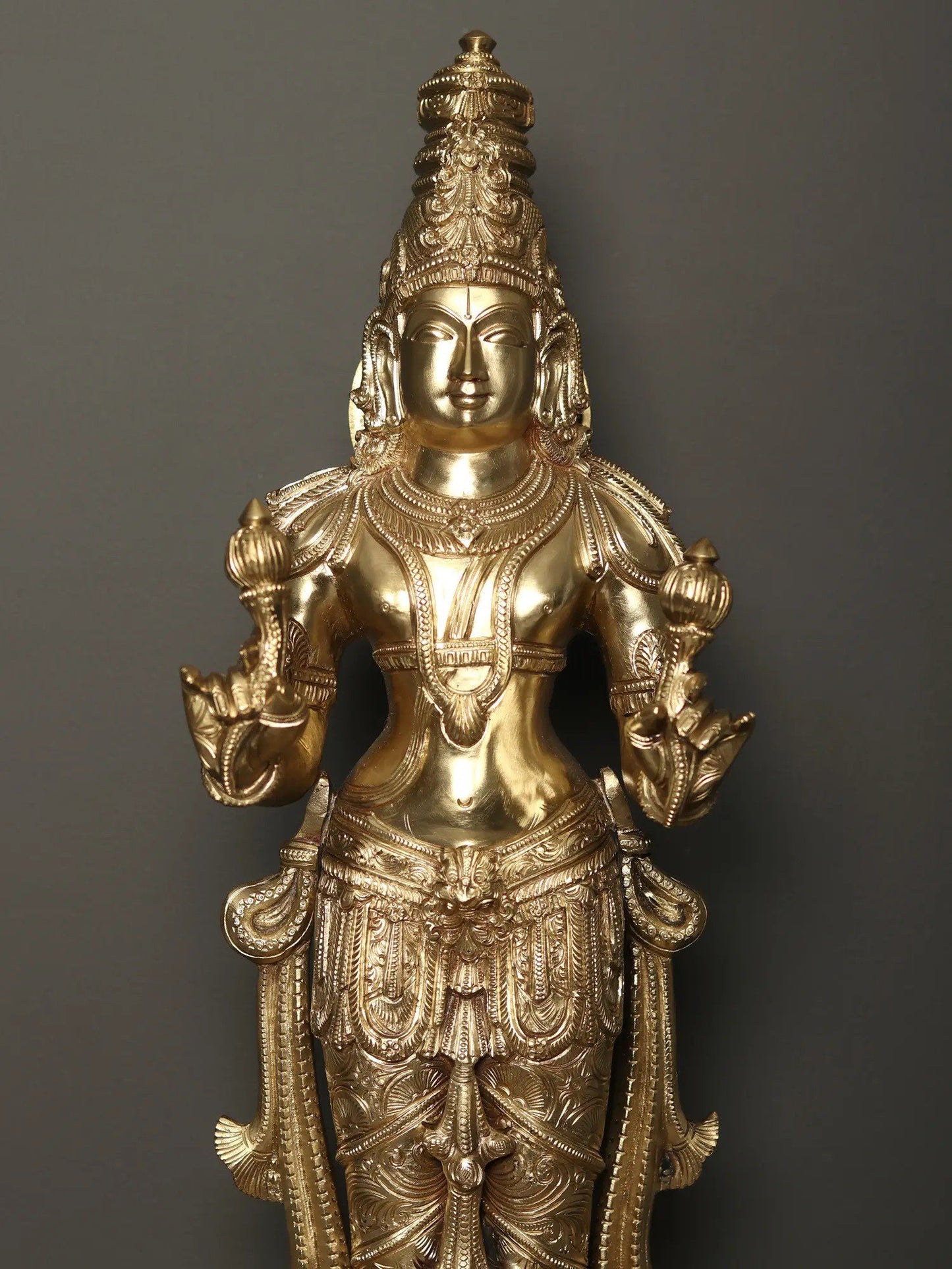 27" Lord Surya - God Of The Sun | Handmade Idol | Bronze Statue For Temple