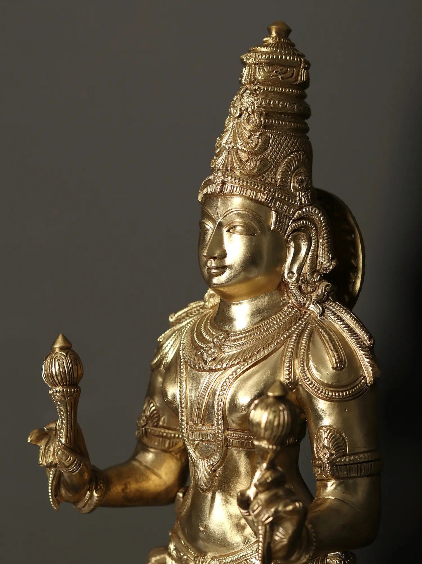 27" Lord Surya - God Of The Sun | Handmade Idol | Bronze Statue For Temple