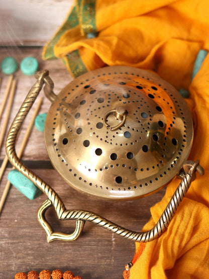 7" Brass Incense Burner | Handmade