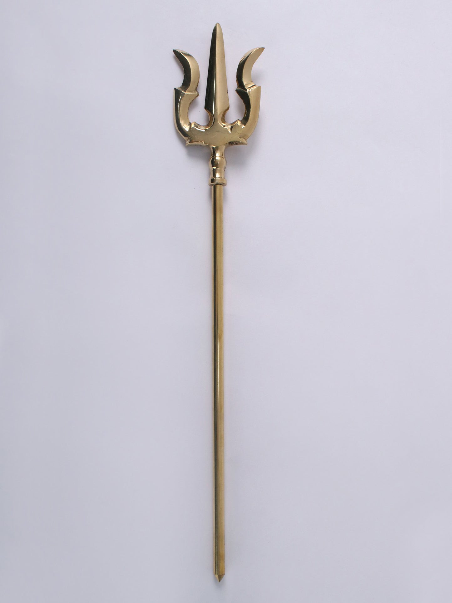 Lord Shankara Brass Trident For Temple | Handmade Brass Trident