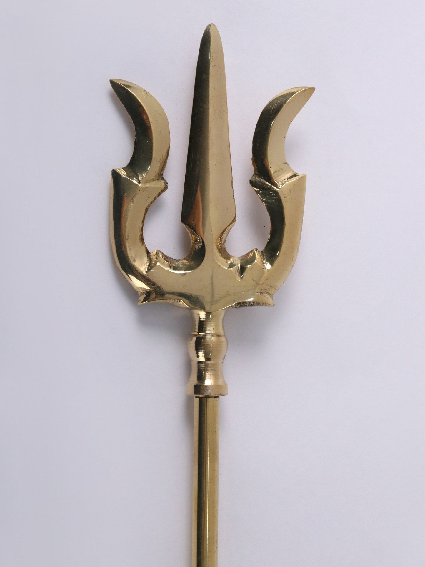 Lord Shankara Brass Trident For Temple | Handmade Brass Trident