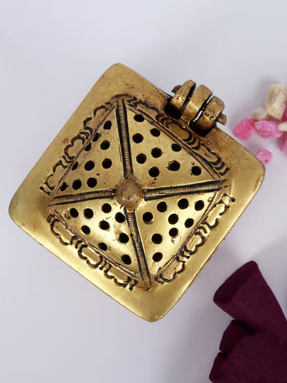 2" Incense Burner In Brass | Handmade | Made In India