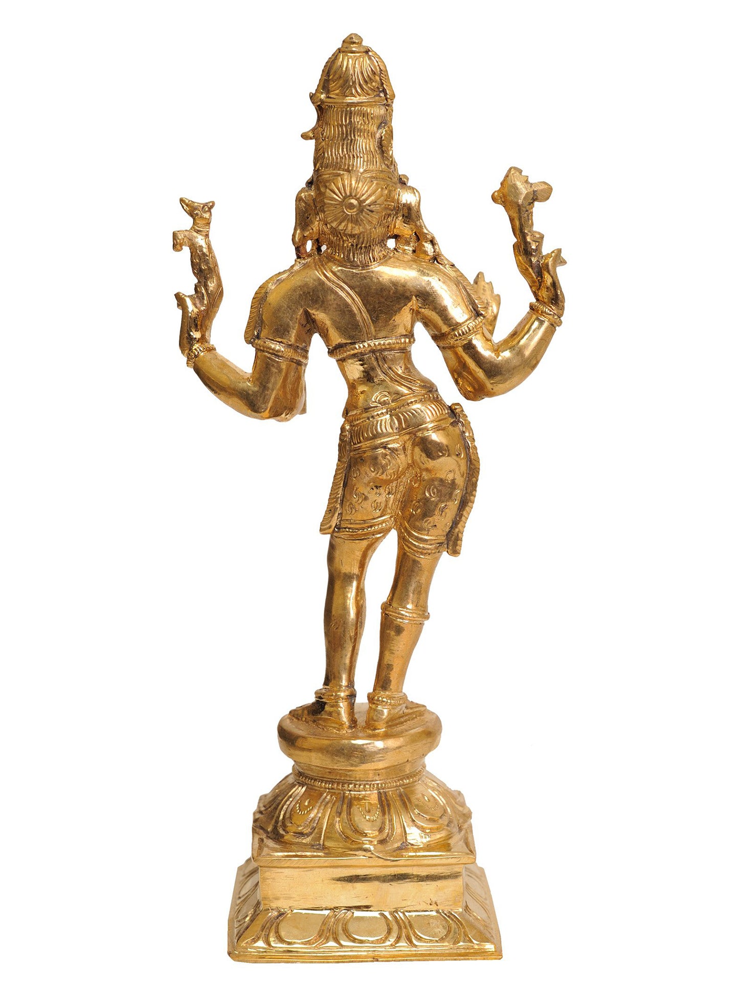 9" The Golden Glow Of Lord Pashupatinath | Handmade Idol | Made In India