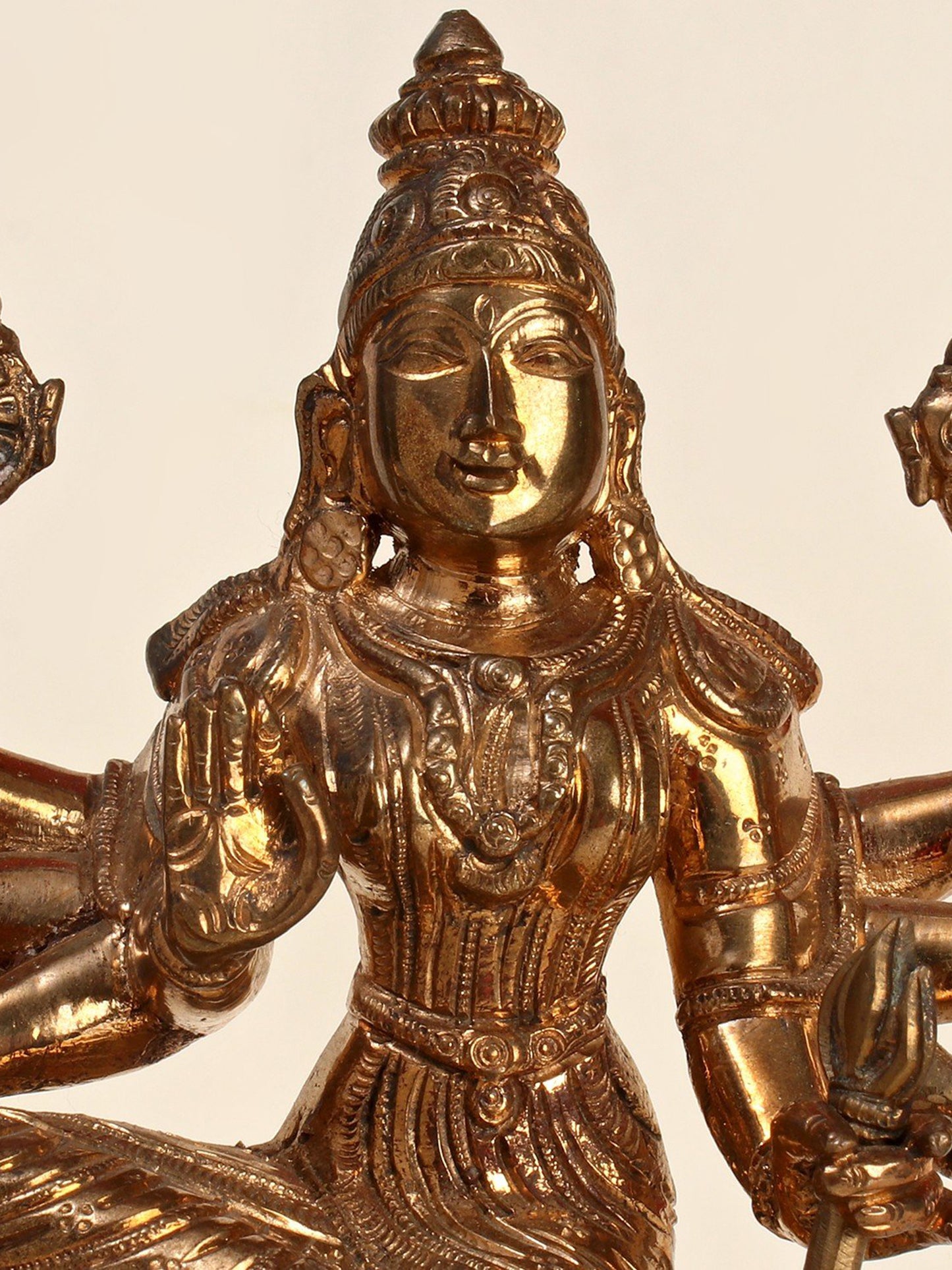 9" Goddess Durga Bronze Statue | Handmade Goddess Idol | Panchaloha Bronze From Swamimalai