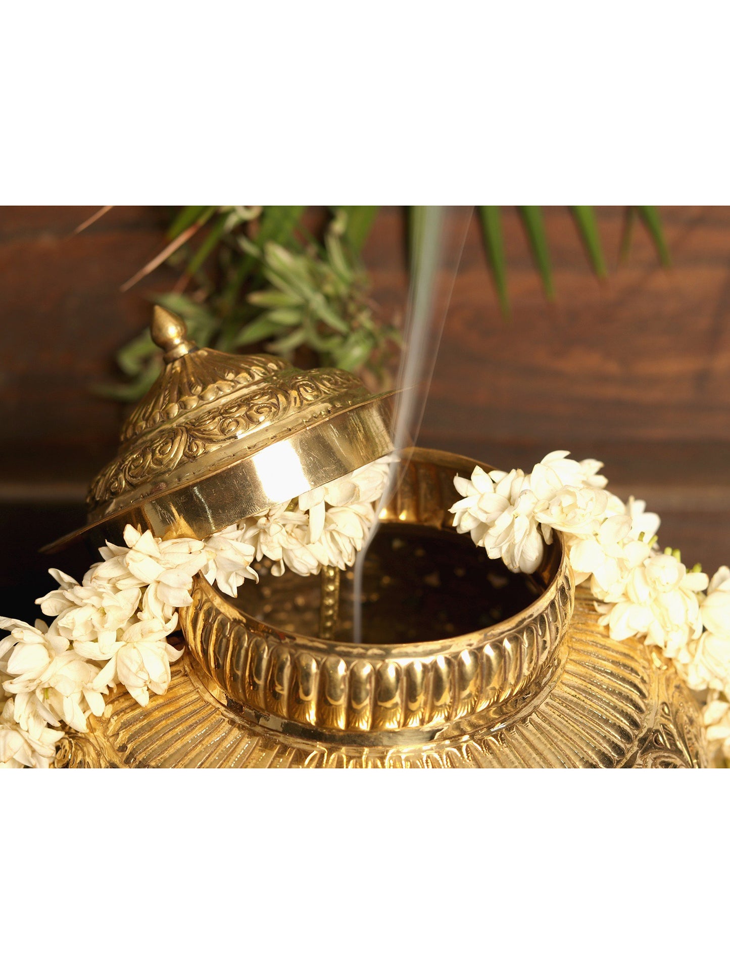 9" Brass Decorative Ritual Incense Burner | Handmade